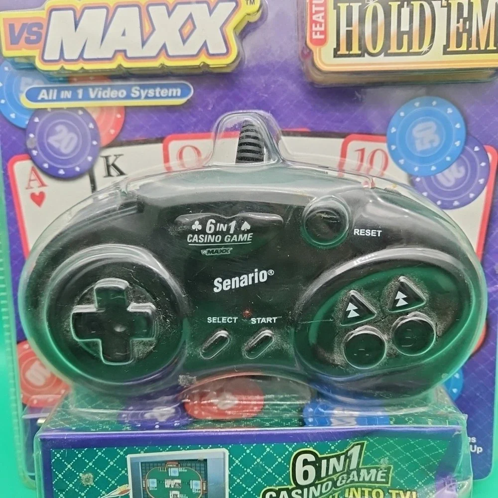VS Maxx Plug And Play Game Texas Hold Em 6 In 1 Casino Game Brand New Sealed